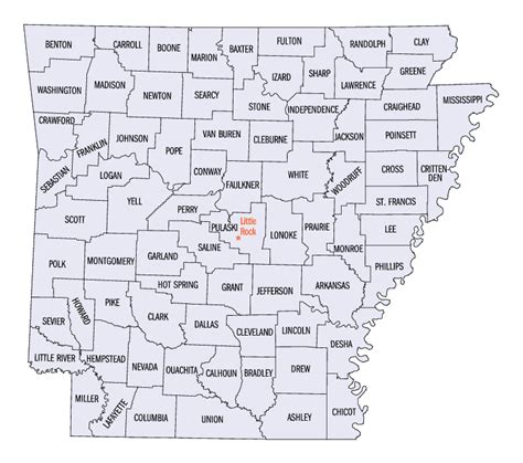 Arkansas Counties History And Information