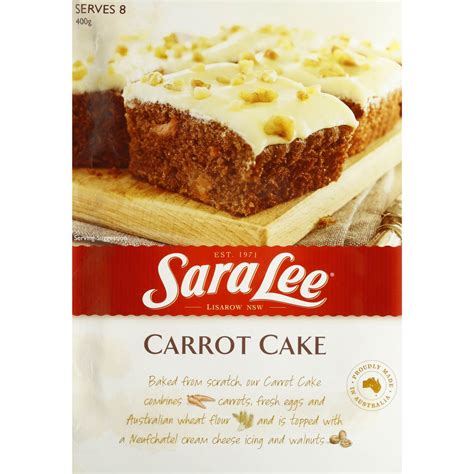 I remember the frosting would literally come right off the cake if you lifted it. Sara Lee Carrot Cake 400g | Woolworths