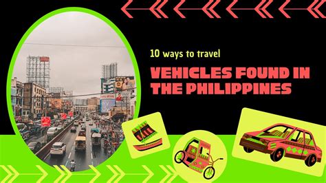 Black Green And Red Playful Jeepney Aesthetic Filipino Vehicles Travel