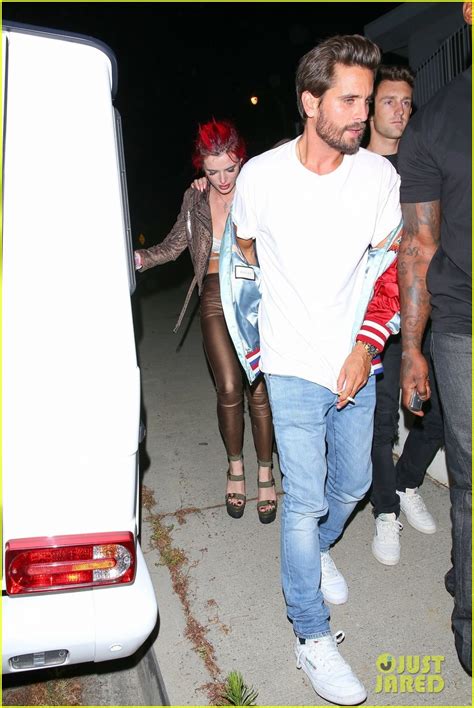 Full Sized Photo Of Bella Thorne Scott Disick Hold Hands On Night At