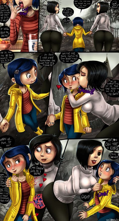 Rule 34 3girls Aged Up Aroused Ass Big Ass Black Hair Blue Hair Blush Comic Coraline Coraline