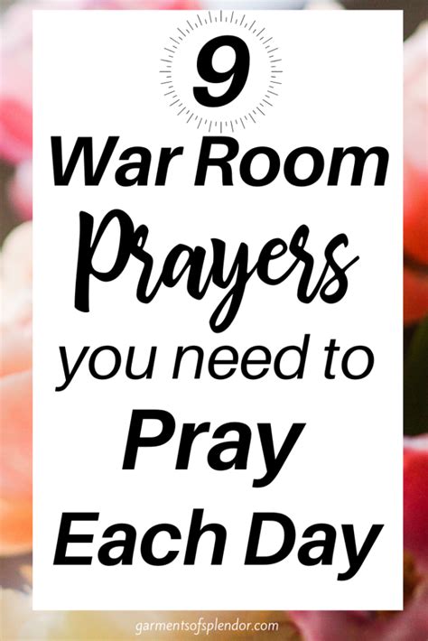 10 Powerful Scriptures With War Room Prayers Free Printable Artofit