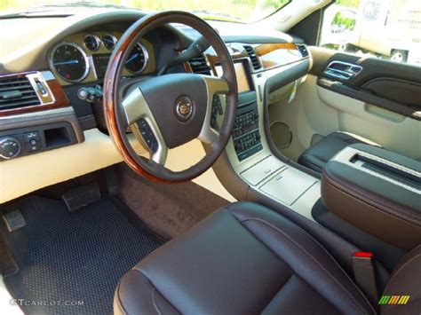 Cocoalight Linen Interior 2013 Cadillac Escalade Esv Platinum Awd