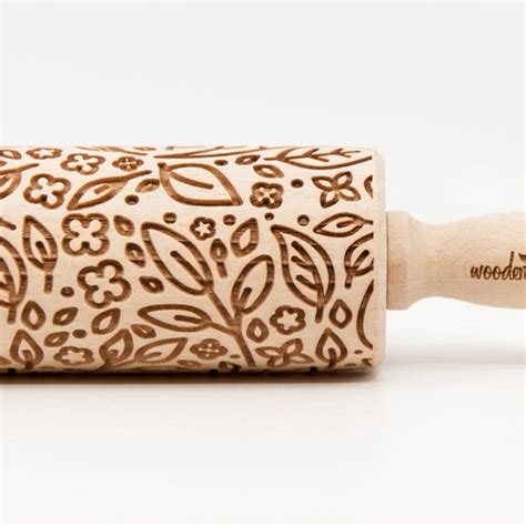 No R183 Hedgehogs Pattern Rolling Pin Engraved Rolling Etsy