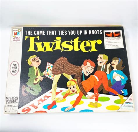 Vintage Twister Game Classic Group 100 Complete 1966 60s Etsy