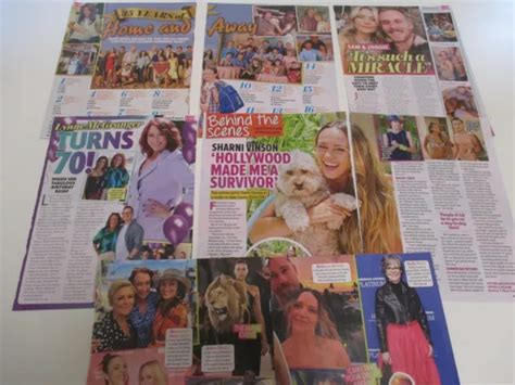 7 Home And Away Past And Present Castmagazine Clippingsleah Irene Roo Cassie 462 Picclick