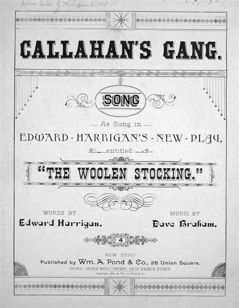 callahans gang song levy  collection