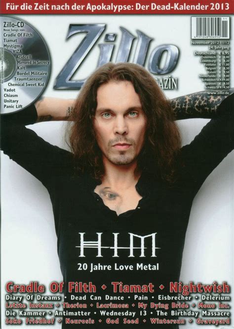 Zillo Him 20 Años De Love Metal ~ Him Venezuela