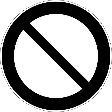 Prohibited Symbol Png Free Logo Image