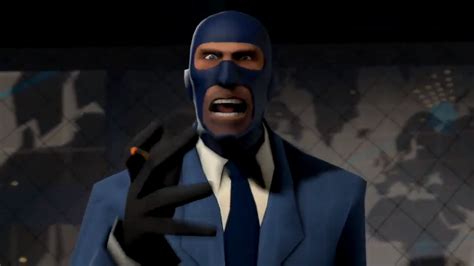 In Team Fortress 2s Meet The Spy Video Blu Soldier Kills Blue Spy