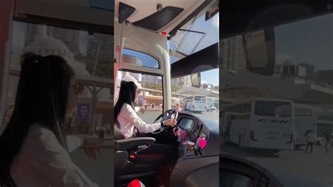 Girl Bus Driver Bus🚌 Professionaldriver Pakistanigirl Travel Schooldriver Truck Driving