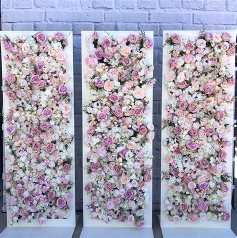 Framed Flower Wall Panels Florarie Events