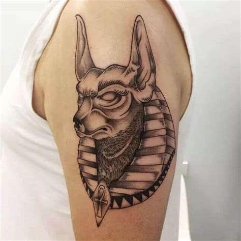 Anubis head tattoo design idea. 110+ Egyptian Anubis Tattoos Designs and Ideas (2018 ...