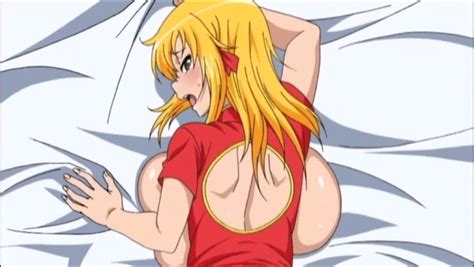 Pashmina Soushi Souai Junai Mellow Yori Animated Animated  Backboob Bed Blonde Hair