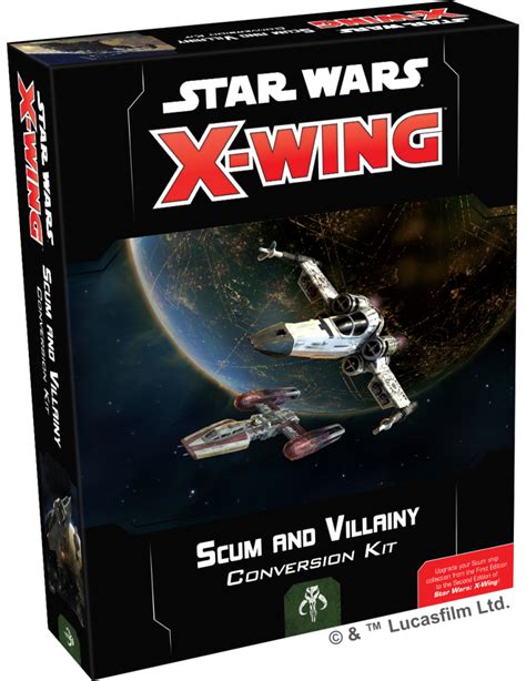 Star Wars X Wing Scum And Villain Conversion Kit Inglés Dungeon Marvels