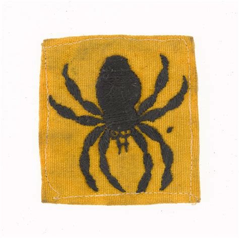 Formation Badge 81st West African Division Black Tarantulas 1943