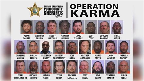 26 People Arrested In Polk County For Failing To Register As Sex Offenders