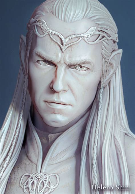 Helena Shin Bust Elrond Lord Of Rivendell Part 02 Fanart