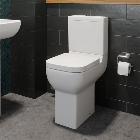 Affine Amelie Raised Height Toilet And Soft Close Seat Taza De Baño