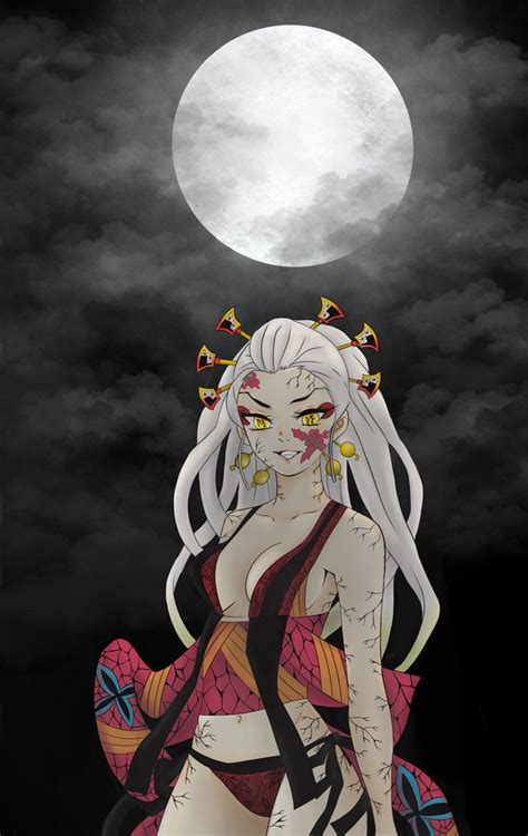 Daki Kny Upper Moon Six Anime Japan Anime Slayer Anime