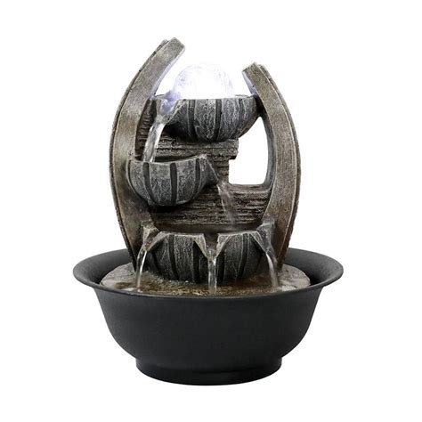 Watnature 106 In Resin Tabletop Fountain 4 Step 5 Flow Water Feature