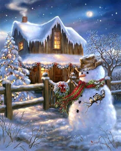 Beautiful Holiday Scene Merry Xmas Pinterest Scene Holidays And