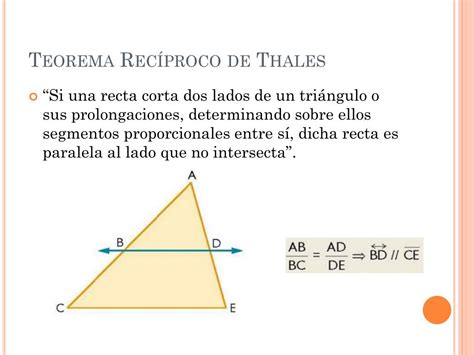 Teorema De Thales
