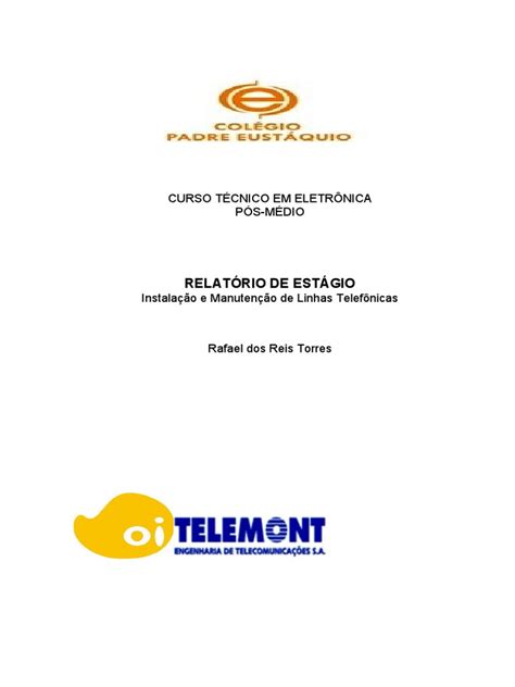 See if your friends have read any of rafael dos reis mendes's books. Relatório Estágio Rafael Dos Reis Torres - ID:5c32654d43e02