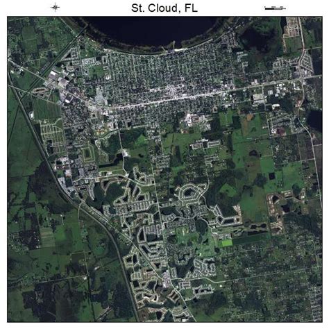 Aerial Photography Map Of St Cloud Fl Florida