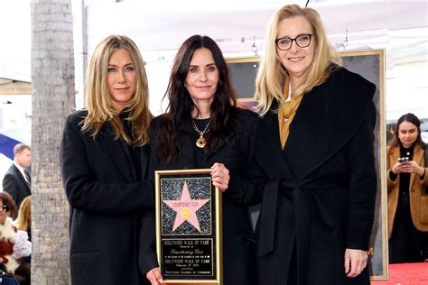 Jennifer Aniston And Lisa Kudrow Honor Courteney Cox At Walk Of Fame