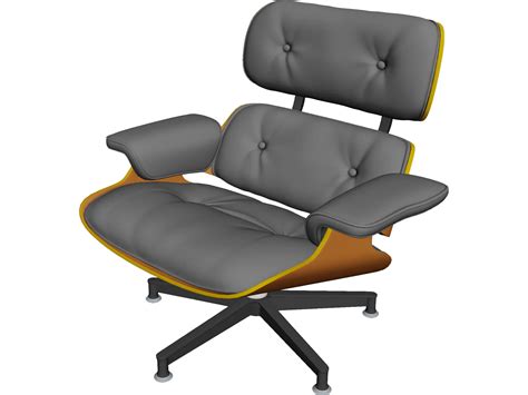Eames Lounge Chair 3d Model 3dcadbrowser