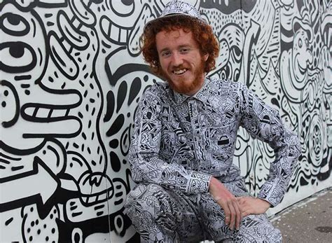 Video Doodle Man Artist Sam Cox Unveils New Sk8side Artwork In Ashford