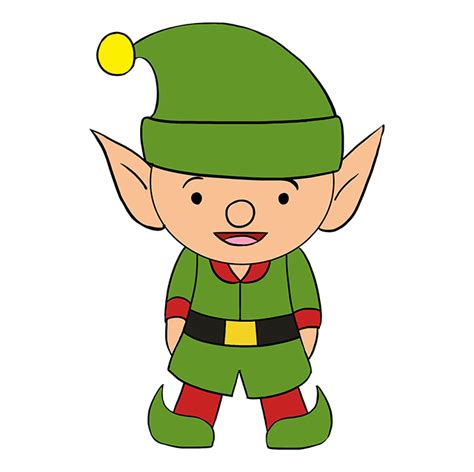 How To Draw A Christmas Elf Face Christmas Decorations