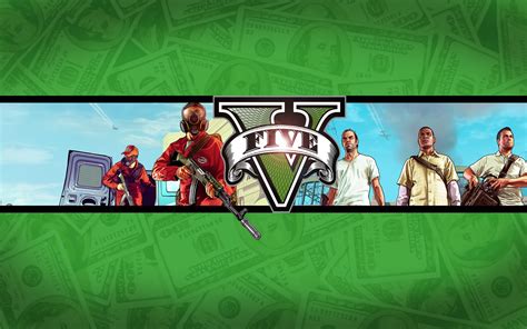 Grand Theft Auto V Video Games Green Background Rockstar Games Pc