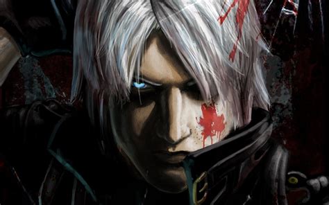 Wallpaper Blonde Anime Blue Eyes Devil May Cry Clothing Dante