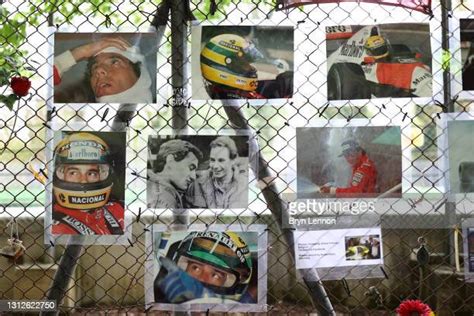 Ayrton Senna Memorial Photos And Premium High Res Pictures Getty Images