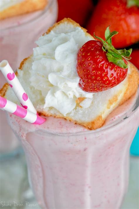 Boozy Strawberry Milkshake Recipe Shake Drink Repeat