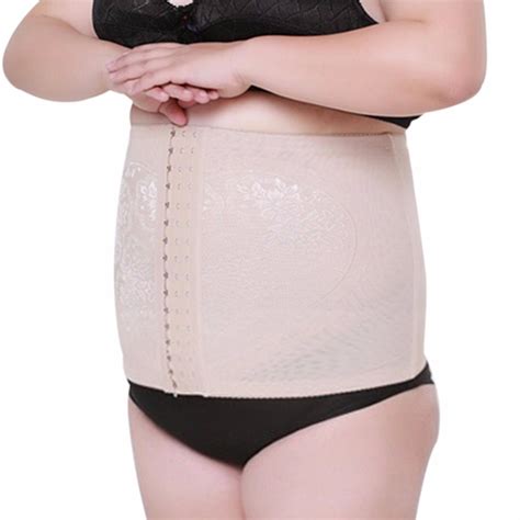 Large Plus Size Belly Slimming Band Waist Corset Belt Slimming