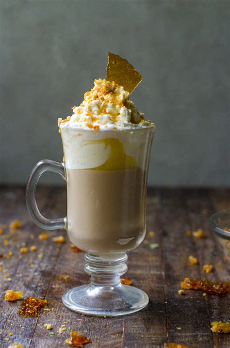 Caramel Brulee Latte Copycat Recipe Food Above Gold