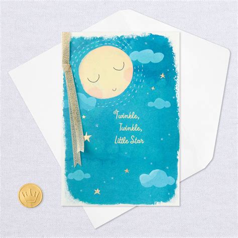 twinkle twinkle  star  baby card greeting cards hallmark