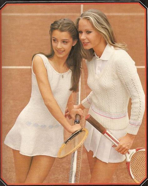 1970s Tennis Clothing Leaflet To Crochet And Knit Tennis Outfit Women Tennis Dress Tennis