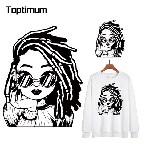 Cool Girl Heat Transfer Diy Thermal Patches Heat Print On T Shirt