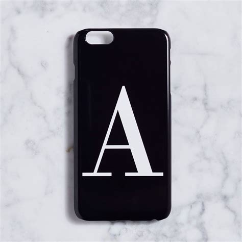 Glossy Black And White Alphabet Phone Case Iphone 11 Pro Case Etsy