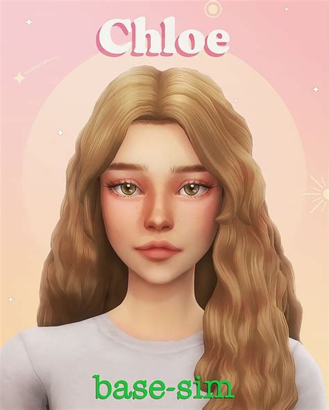 Chloe Base Sim Miiko On Patreon Sims Sims 4 Sims Hair