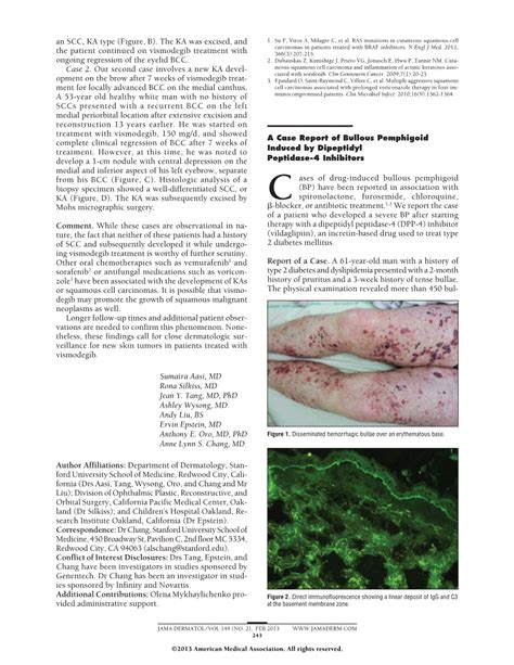 A Case Report Of Bullous Pemphigoid Induced By Dipeptidyl Peptidase 4