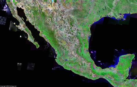 Maps Satellite Map Of Mexico