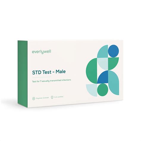 Everlywell Male STD Test at Home Discreet Test for 6 Common STDs