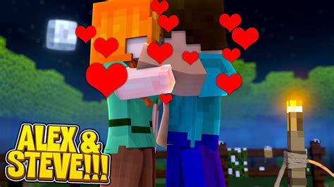 Minecraft Life Of Alex Steve Kissing For The First My Xxx Hot Girl