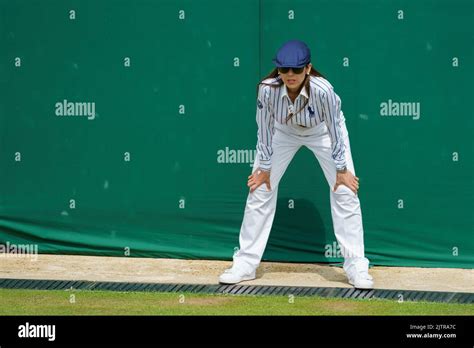 Line Judge On No2 Court At The Championships 2022 Held At The All