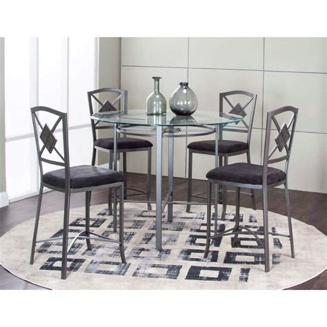 Cramco Inc Milano W2466 4941 Contemporary Round Counter Height Table